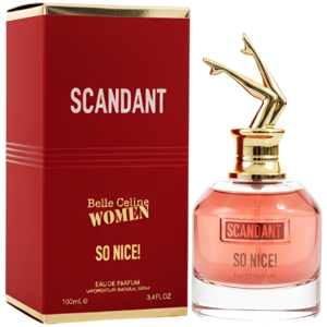 ادو پرفیوم اسکندانت سو نایس بله سلین وومن از برند فراگرنس ورد (Fragrance World Scandant Belle Celine Women So Nice EDP 100ml)